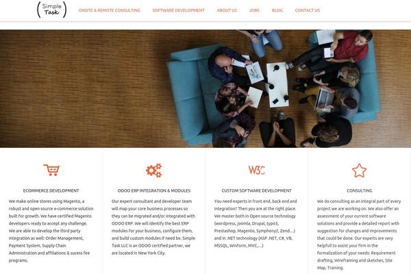 Zeyn theme site design template sample