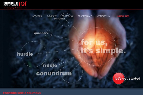 simple101.com site used Sansa