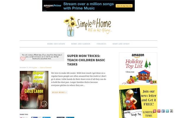 simpleathome.com site used Guinevere