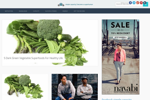 Site using FitVids for WordPress plugin