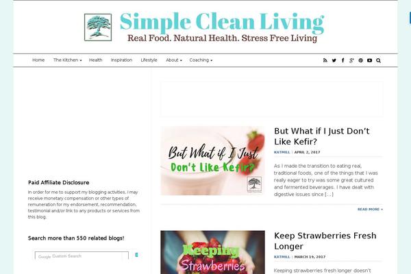 simplecleanliving.com site used BlockWP