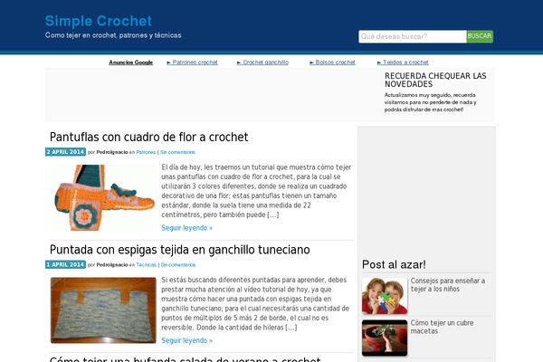 simplecrochet.com site used Utheme