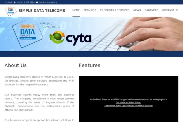 Cubby theme site design template sample