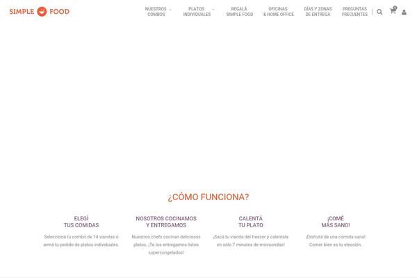 Superfood theme site design template sample