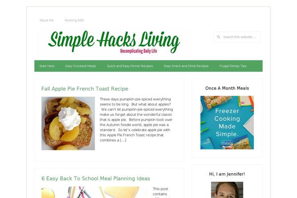 Lifestyle Pro theme site design template sample