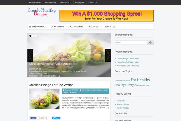 BlogsTrend theme site design template sample