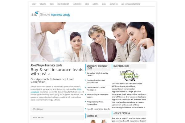 Simpletech theme site design template sample