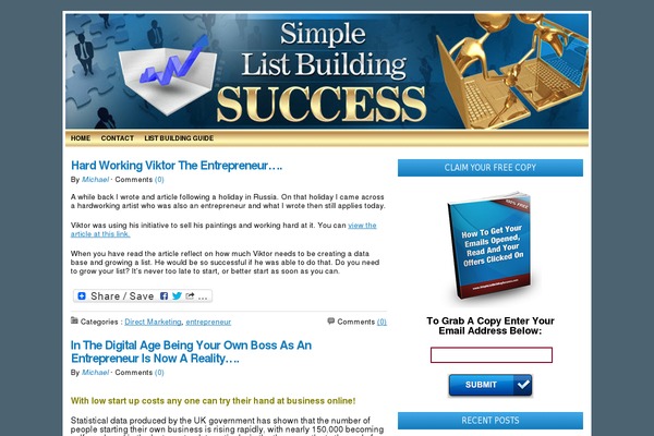 Flexx Blue theme site design template sample