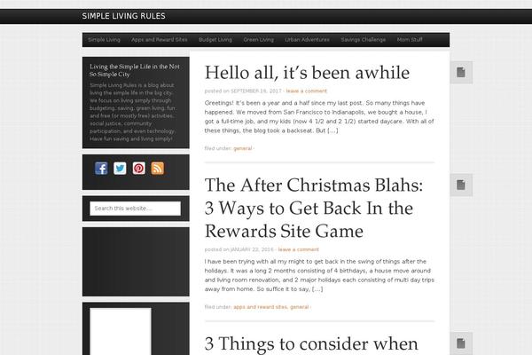 Site using Social Media Icons Widget plugin