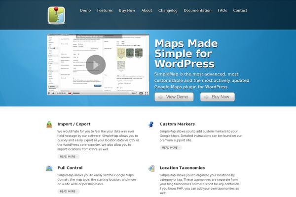 simplemap-plugin.com site used Kontor