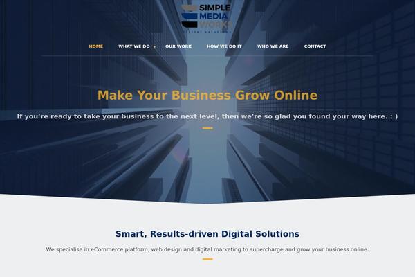 Consulting-child theme site design template sample