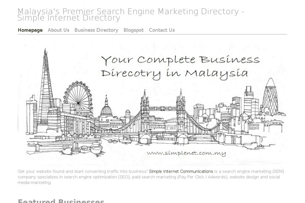 simplenet.com.my site used Fluxipress