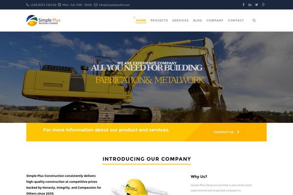 Structure theme site design template sample