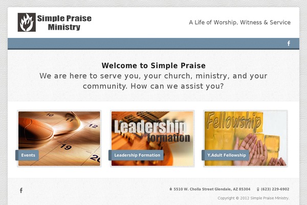 simplepraise.org site used Rocket-theme