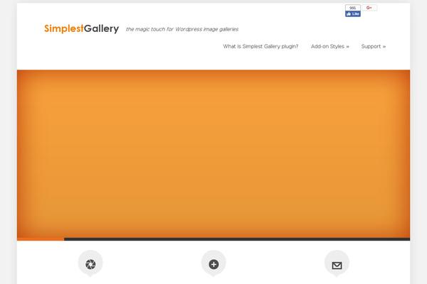 Site using Simplest Gallery Plugin plugin