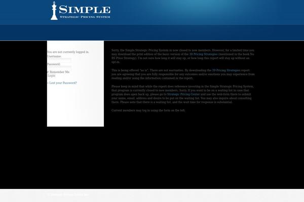 simplestrategicpricingsystem.com site used Bluelight