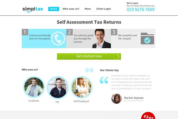 simpletaxreturns.com site used Str