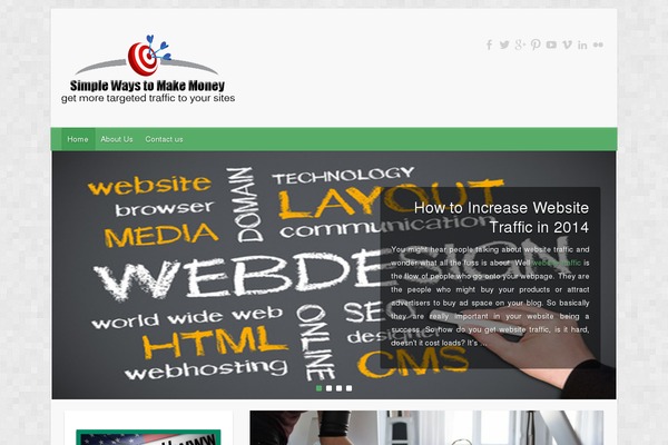 Site using Contact Me plugin