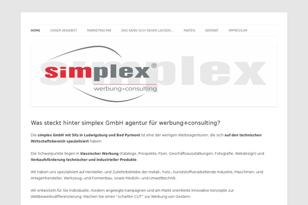 Twenty Twelve theme site design template sample