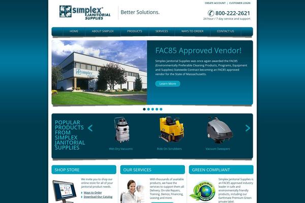 simpleX theme site design template sample