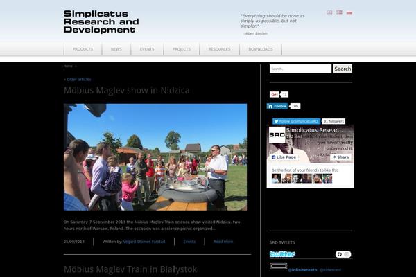 simplicatus.com site used Simplicatus