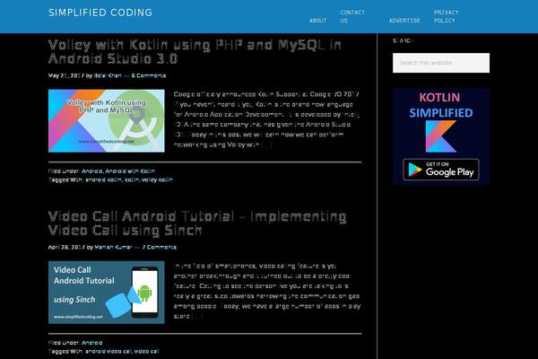 Site using Organize Series plugin