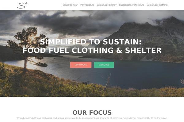 Zerif Pro theme site design template sample