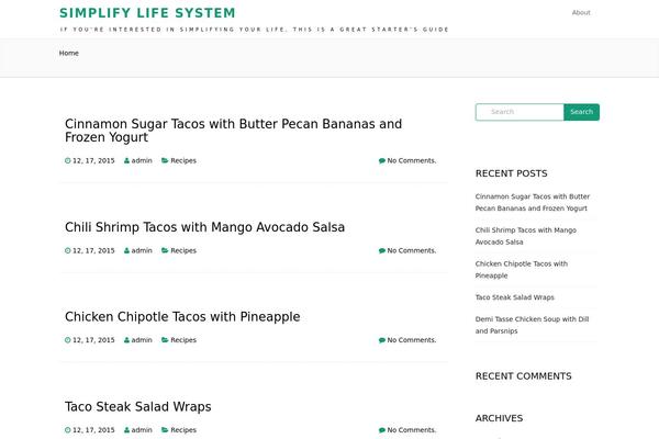 Avnii theme site design template sample