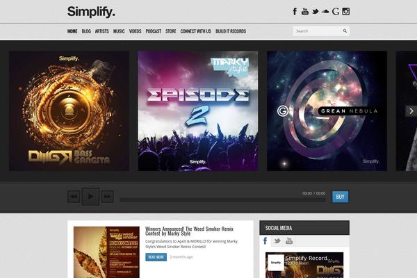 Replay theme site design template sample