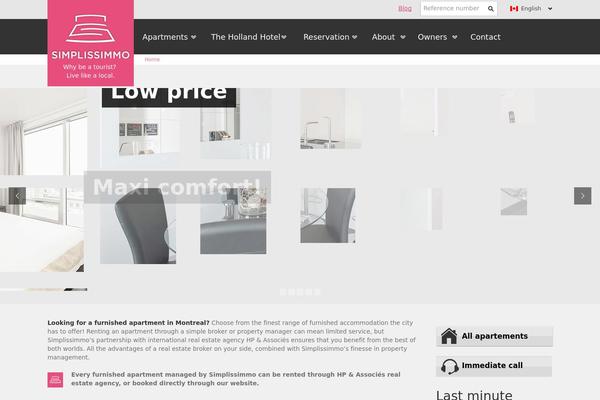 Realia theme site design template sample