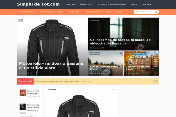 Sitebox theme site design template sample
