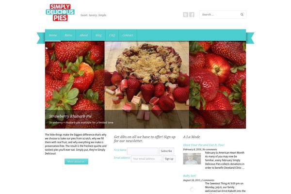 Gusteau theme site design template sample