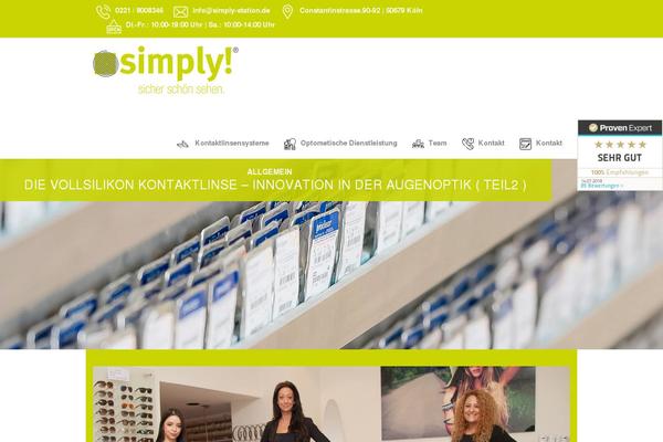 Optometry theme site design template sample