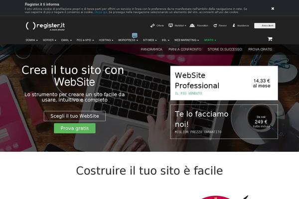 Dada theme site design template sample