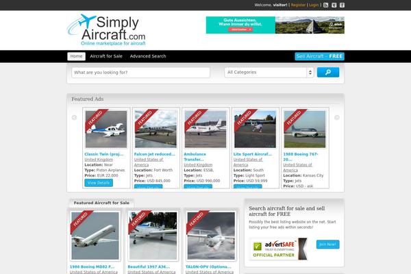 simplyaircraft.com site used ClassiPress