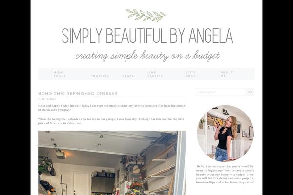 Genesis theme site design template sample