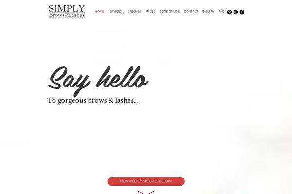 Geraldine theme site design template sample