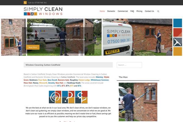 simplycleanwindows.com site used THBusiness