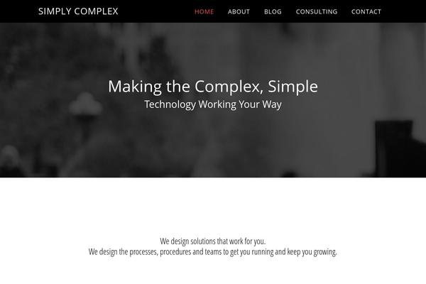 Parallax Pro theme site design template sample