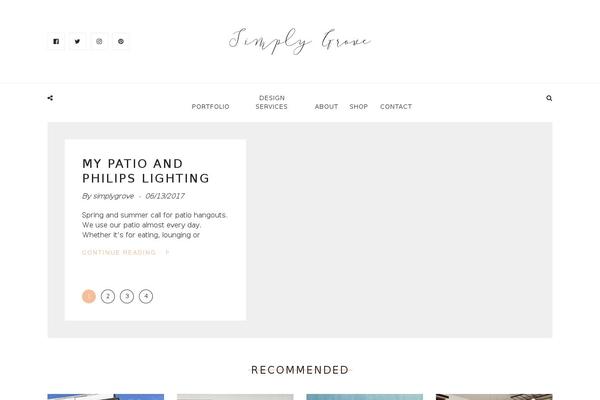 Site using Social Share plugin