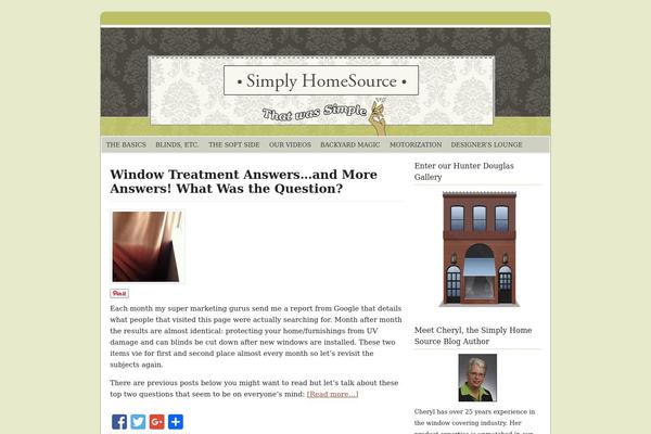 simplyhomesource.com site used Prose