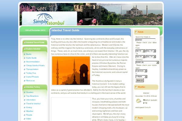 Simplytravel theme site design template sample
