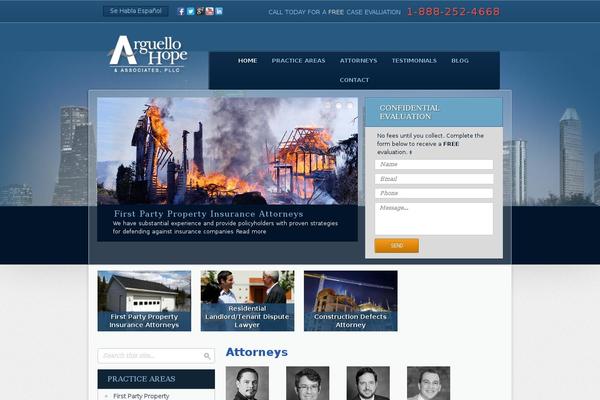 simplyjustice.com site used Arguellohope