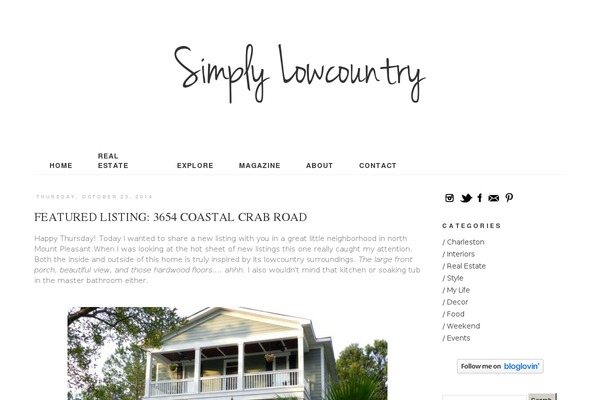 simplylowcountry.com site used Slc65
