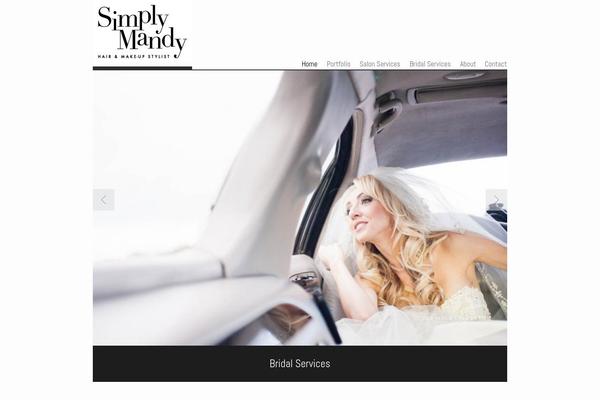 Albedo theme site design template sample