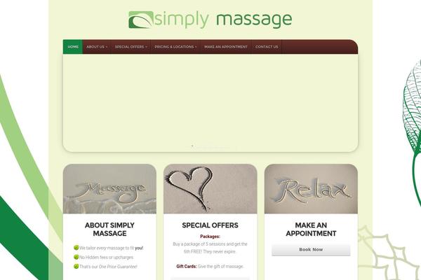 Natural theme site design template sample
