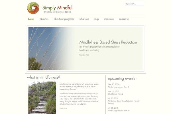 Site using Featured Page Widget plugin