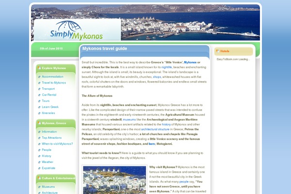 Simplytravel theme site design template sample