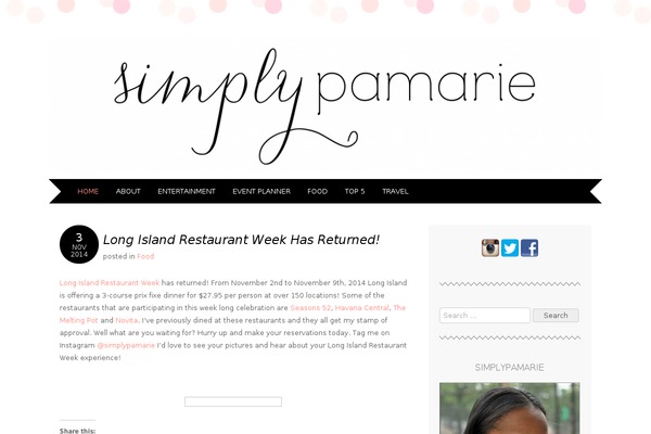 simplypamarie.com site used Vomoda