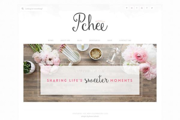 simplypchee.com site used Bloom